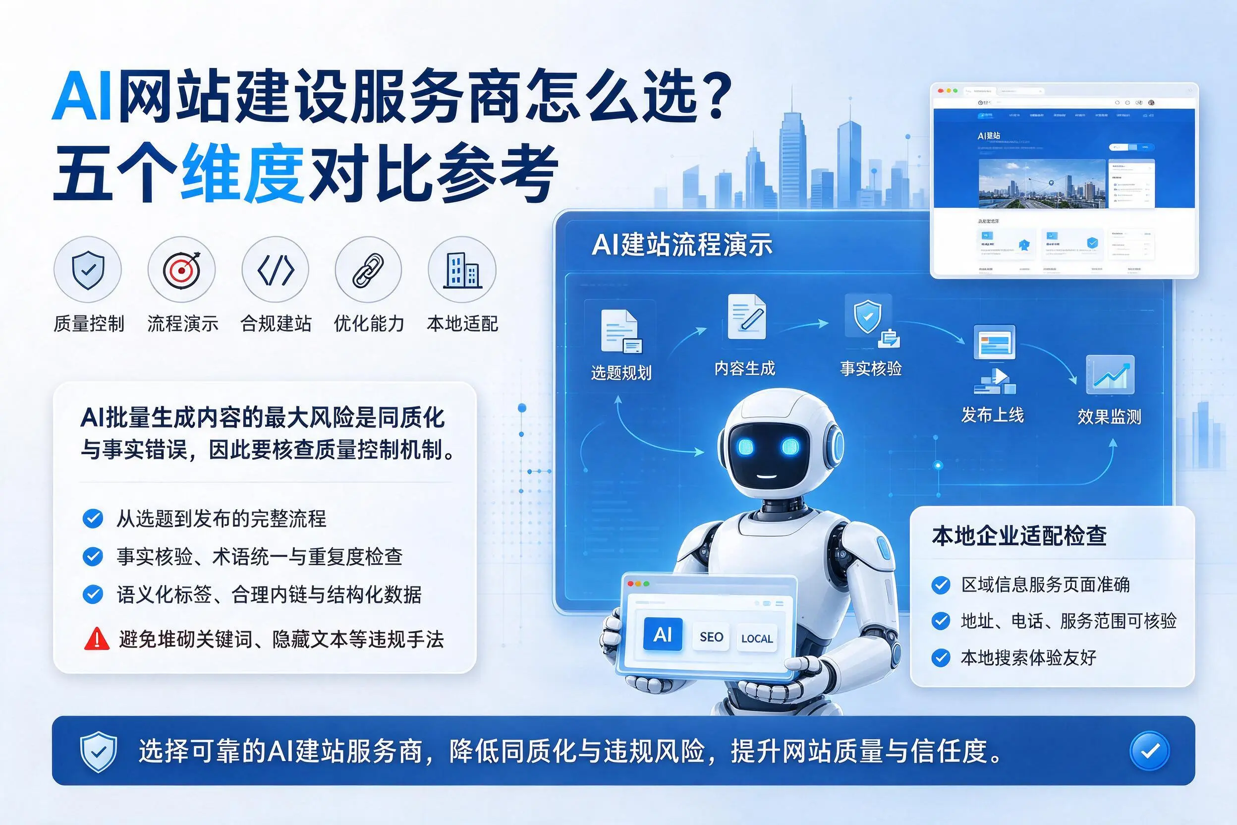 亳州AI网站建设服务商怎么选？五个维度对比参考